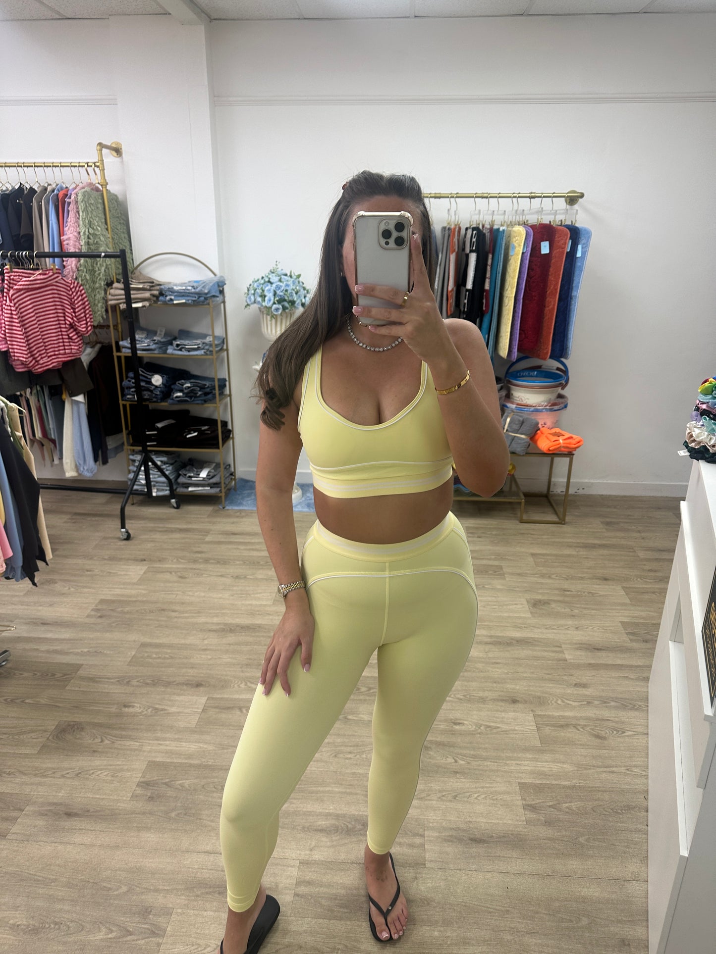 Gym Leggings & Sports Bra