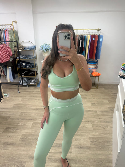 Gym Leggings & Sports Bra