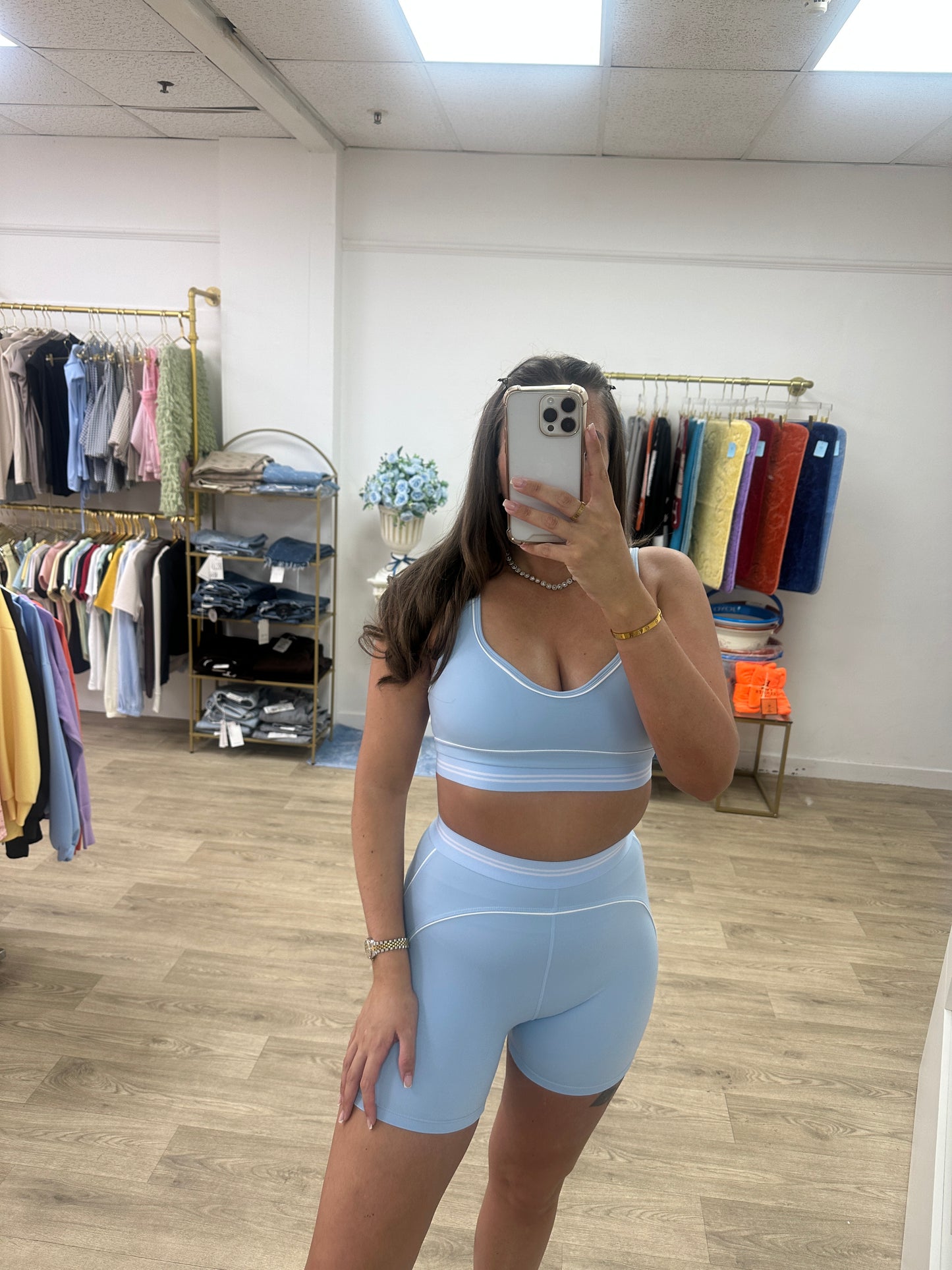 Gym Short & Sport Bra Set