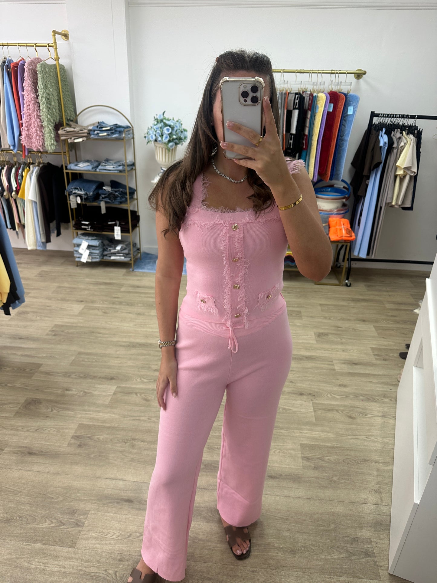 Pink Lounge Wear Set