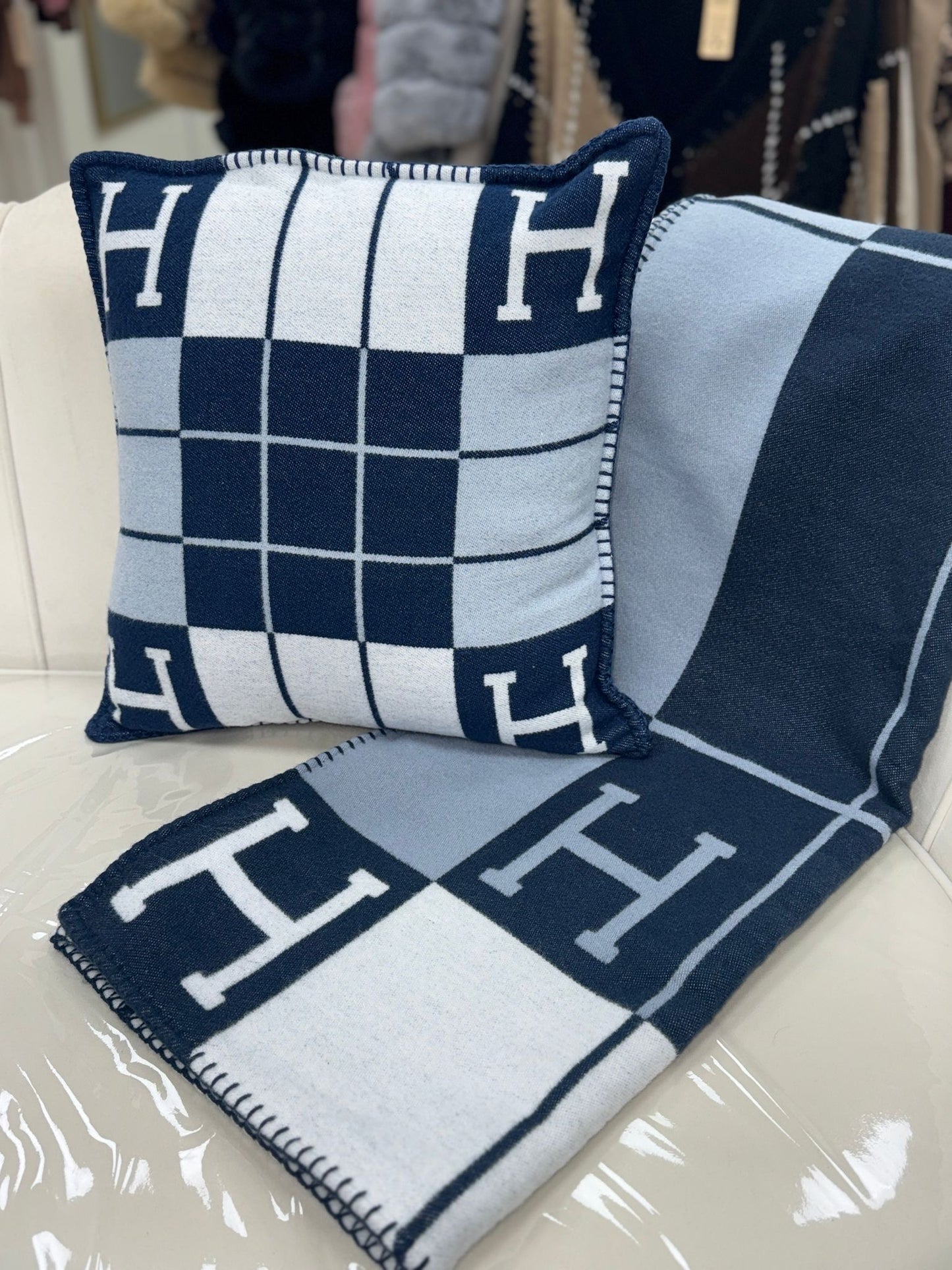 Pillow Case And Throw